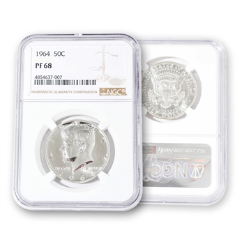 1964 Kennedy Half Dollar - Proof - NGC 68