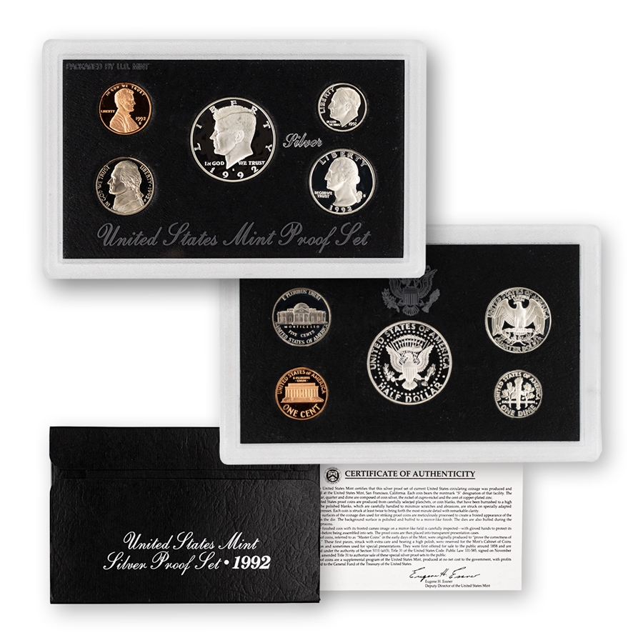 1992 Silver Proof Set - San Francisco 1st