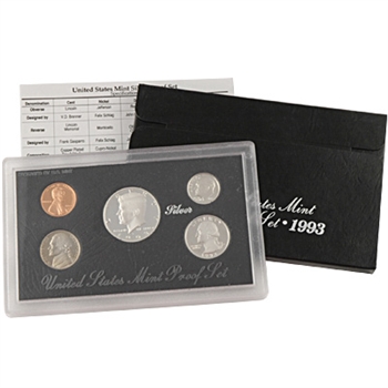 1993 US Silver Proof Set - Modern