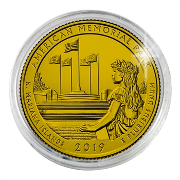 2019 American Memorial  - Philadelphia - Gold Plated