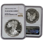 2003 Silver Eagle - Proof - NGC 69