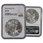 2016 Silver Eagle - NGC 69