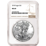 2018 Silver Eagle - NGC 69