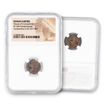 Roman Bronze - Constans ( 321-350 ) - NGC