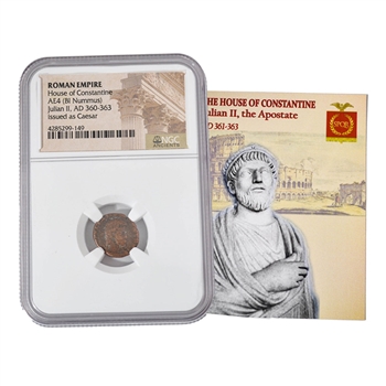 Roman Bronze - Julian 2nd (361 to 363) - NGC