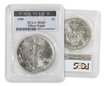 1989 Silver Eagle-Premier-PCGS 69