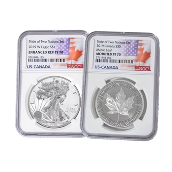 2019 Pride of Two Nations 2pc-US Set-NGC 70