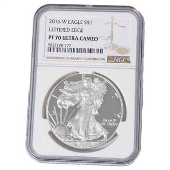 2016 Silver Eagle-Proof-NGC 70