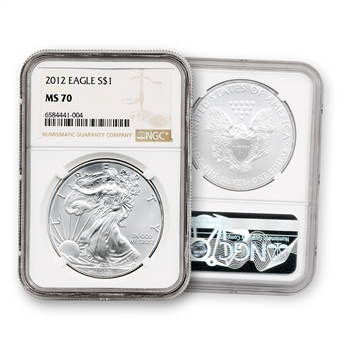 2012 Silver Eagle-NGC 70