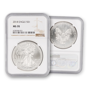 2014 Silver Eagle-NGC 70