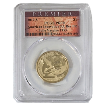 2019 Pennsylvania Innovation Dollar - Rev Proof - PCGS 70 Premier