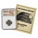 Roman Silver - Age of Chaos - Salonia ( 265 ) - NGC VF