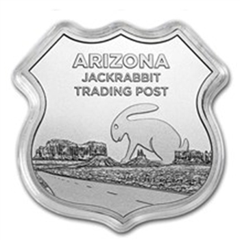 Route 66 Shield - 1oz Silver - #7 Arizona