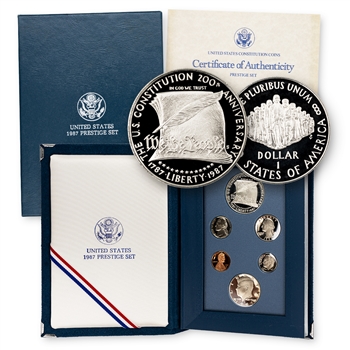 1987 Prestige Proof Set-Constitution