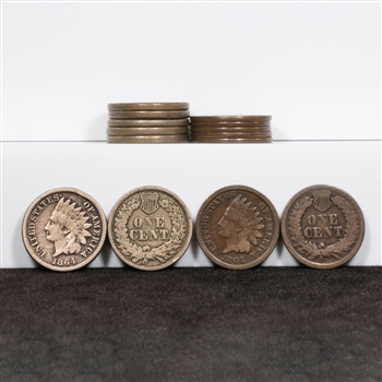 1864 Indian Head Cent 2pc Set-Copper Nickel & Bronze