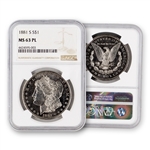1881 Morgan Dollar - San Francisco - NGC 63 Proof Like