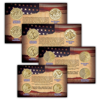 2019 Innovation Dollar 4 State Set - P/D/S Proof & Reverse Proof