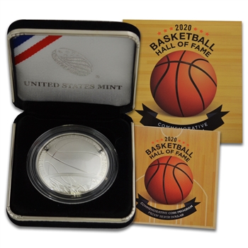 2020 Basketball Silver Dollar - Proof