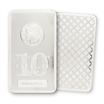 10 Ounce Silver Bar-Morgan Dollar-.999 Fine Silver