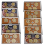 Presidential Proofs - 2007 to 2016 (10 Sets - 39 Coins)