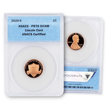 2020 Lincoln Shield Cent - Proof - ANACS 70