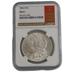1884 Morgan Dollar - New Orleans - NGC 63 Red Book Label
