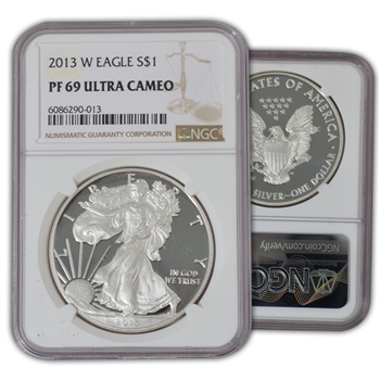 2013 Silver Eagle - Proof - NGC 69