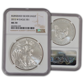 2015 Silver Eagle - West Point - Burnished - NGC 70