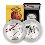 2020 Basketball HOF Silver Dollar - Colorized