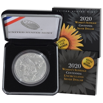 2020 Women's Suffrage Silver Dollar - Unc - OGP