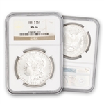 1881 Morgan Silver Dollar - San Francisco - NGC 63