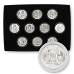 Last Decade of Franklin Half Dollars - 54 to 63 - P - UNC