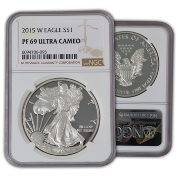 2015 Silver Eagle - Proof - NGC 69