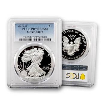 2019 Silver Eagle - San Francisco - Proof - PCGS 70