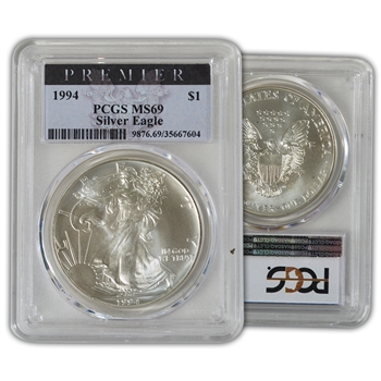 1994 Silver Eagle-Premier-PCGS 69