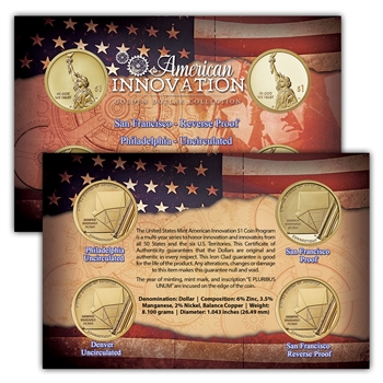 2020 Connecticut Innovation Dollar - P/D/S Proof & Reverse Proof