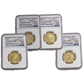 2020 American Innovation Proofs - 4pc Set - NGC 69