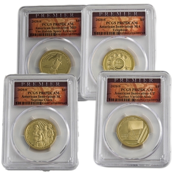 2020 Innovation Dollar 4pc Proof Set - PCGS 69 Premier