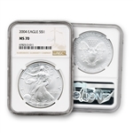 2004 Silver Eagle-NGC 70