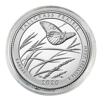 2020 Tallgrass Qtr - Philly - Platinum Plated in Capsule