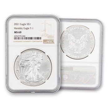 2021 Silver Eagle-Type 1-NGC 69