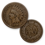 1877 Indian Head Cent - Circulated