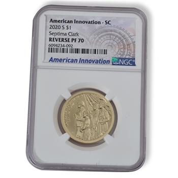 2020 South Carolina Innovation Dollar - Rev Proof - NGC 70