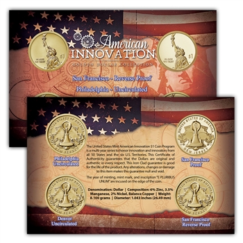 2019 New Jersey Innovation Dollar - P/D/S Proof & Reverse Proof