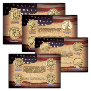 2020 Innovation Dollar 4 State Set - P/D/S Proof & Reverse Proof