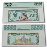 1987 $1 Mickey Castleback - PCGS 64