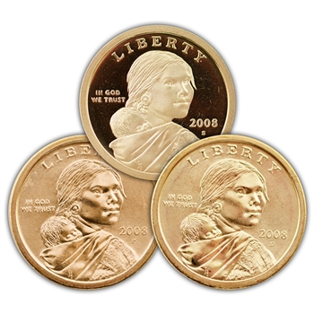 2008 Sacagawea Dollar - PDS - Capsules