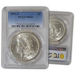 1891 Morgan Silver Dollar - S - PCGS 62