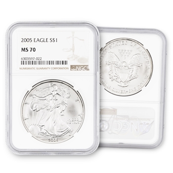 2005 Silver Eagle - NGC 70