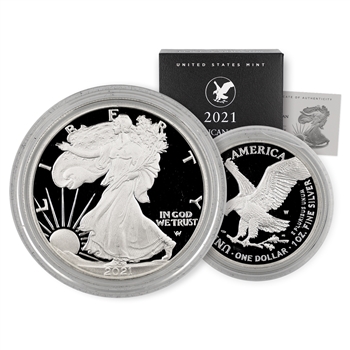 2021 Silver Eagle - West Point - Proof - Type 2 - OGP